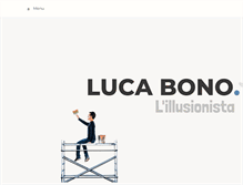 Tablet Screenshot of lucabono.com